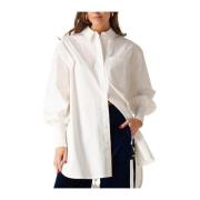 Witte Oversized Blouse Veelzijdige Stijl Alix The Label , White , Dame...