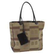 Pre-owned Canvas handbags Bally Pre-owned , Beige , Dames