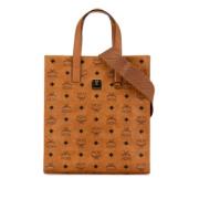 Pre-owned Fabric totes MCM Pre-owned , Brown , Dames