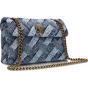 Mini Kensington Soft Tas Blauw Denim Kurt Geiger , Blue , Dames