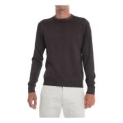 Round-neck pullover Gran Sasso , Brown , Heren