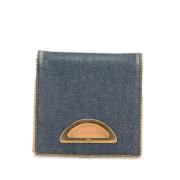 Pre-owned Denim wallets Dior Vintage , Blue , Dames