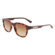 Bicolor zonnebril met geïnjecteerd frame Lacoste , Multicolor , Heren