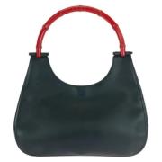 Pre-owned Leather gucci-bags Gucci Vintage , Black , Dames