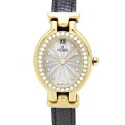 Pre-owned White Gold watches Fendi Vintage , White , Dames