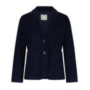 Corduroy blazer met klassieke stijl Kiltie , Blue , Dames