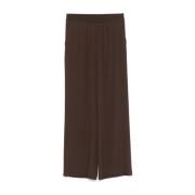 Bruine Elastische Taillebroek Seventy , Brown , Dames