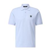 Logo Polo Shirt Klassieke Stijl Belstaff , Blue , Heren