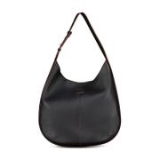 Stijlvolle Hobo Tas met Brede Band Tod's , Black , Dames