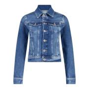 Denim Jack Robyn Klassieke Pasvorm Knoopsluiting Adriano Goldschmied ,...