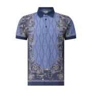 Bloemen Paisley Polo Shirt Etro , Blue , Heren