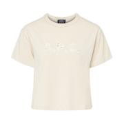 Biologisch Katoen T-shirt Annie A.p.c. , Beige , Dames