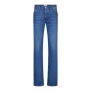 Klassieke Straight-Fit Jeans Ami Paris , Blue , Heren