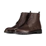 Winter Veterschoenen met Lamsvacht Voering Van Bommel , Brown , Heren