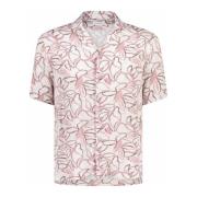 Overhemd Hawaii met Patroon Tagliatore , Pink , Heren