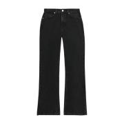 Wijd uitlopende Denim Jeans Axel Arigato , Black , Dames