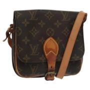 Pre-owned Canvas louis-vuitton-bags Louis Vuitton Vintage , Brown , Da...