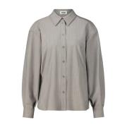 Klassieke wollen blend shirt Drykorn , Gray , Dames