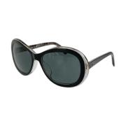 Pre-owned Glass sunglasses Chanel Vintage , Black , Dames