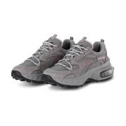 Lucht Kussen Leren Sneaker Dsquared2 , Gray , Heren