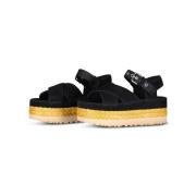 Studded Platform Sandals UGG , Black , Dames