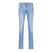 Regular Rise Straight Leg Jeans Replay , Blue , Heren