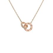 Pre-owned Rose Gold necklaces Cartier Vintage , Pink , Dames