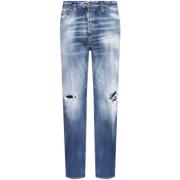 Blauwe Casual Broek Dsquared2 , Blue , Heren