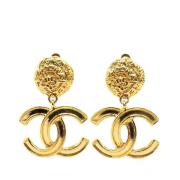 Pre-owned Metal chanel-jewelry Chanel Vintage , Yellow , Dames