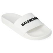 Rubber sandals Balenciaga , White , Dames