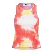 Batikpatroon Top Msgm , Multicolor , Dames