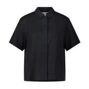 Klassieke korte mouwen blouse Samsøe Samsøe , Black , Dames