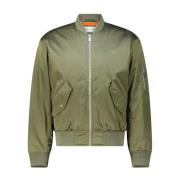 Klassieke Bomberjack met Logo Lacoste , Green , Heren