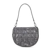 Krokodil Stijl Hobo Tas Abro , Gray , Dames