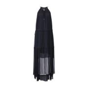 Flowy Halter Maxi Jurk Isabel Marant , Black , Dames