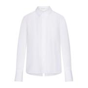 Klassieke Katoenen Blouse met Knoopsluiting Lis Lareida , White , Dame...