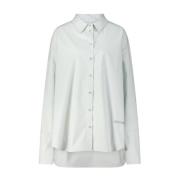 Klassieke Oversized Blouse Patrizia Pepe , Green , Dames