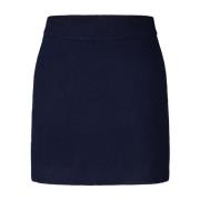 Kasjmier A-lijn Mini Rok Lisa Yang , Blue , Dames