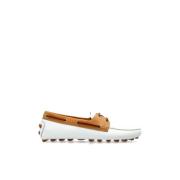 Leren mocassins Tod's , White , Dames