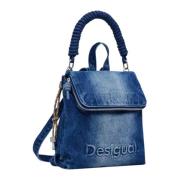 Lente/Zomer Damesrugzak Collectie Desigual , Blue , Dames