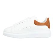 Leather sneakers Alexander McQueen , White , Heren