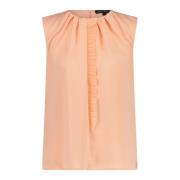 Gerimpelde Mouwloze Top Marc Cain , Orange , Dames