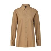 Lang shirtblouse Marc Cain , Brown , Dames