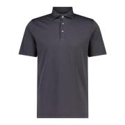 Katoenen poloshirt gemaakt in Italië Fedeli , Gray , Heren