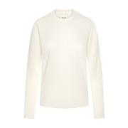 Klassiek Logo Longsleeve Shirt Y-3 , White , Dames