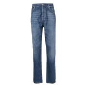 Blauwe Denim Broek voor Mannen Brunello Cucinelli , Blue , Heren