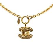 Pre-owned Metal chanel-jewelry Chanel Vintage , Yellow , Dames