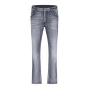 Vervaagde Skater Jeans Slim Fit Used-Look Dsquared2 , Gray , Heren