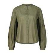 Elegante V-hals Blouse Hugo Boss , Green , Dames