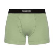 Katoenen boxershorts Tom Ford , Green , Heren